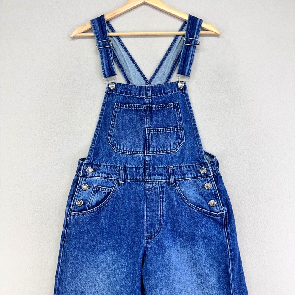Free People Blue Denim Jeans Overalls